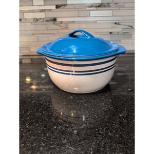 Corelle Coordinates Classic Cafe Blue 1.5qt Covered Casserole Baking Dish LID